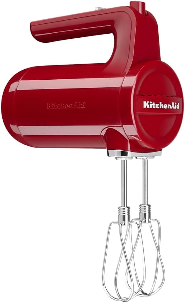 KitchenAid Cordless 7 Speed Hand Mixer - KHMB732, Empire Red | Amazon (US)