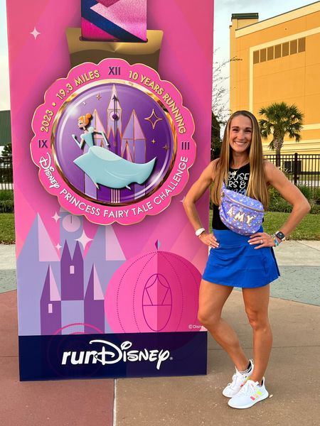 RunDisney expo day outfit! 

I made the shirt with my Cricut but used the tagged one as my base!

Daisy customized fanny pack | athletic skirt | runDisney outfit | white tennis shoes

#LTKunder100 #LTKFitness #LTKshoecrush