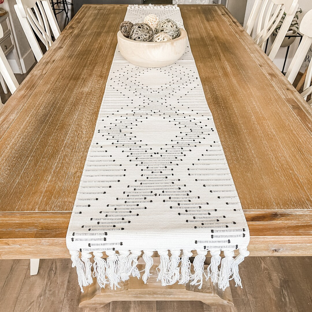 Table Runner | Modern Boho Decor | Home Decor | Dining Room Decor | Etsy (US)