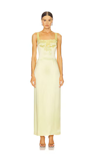 Limone Maxi Dress in Light Yellow | Revolve Clothing (Global)