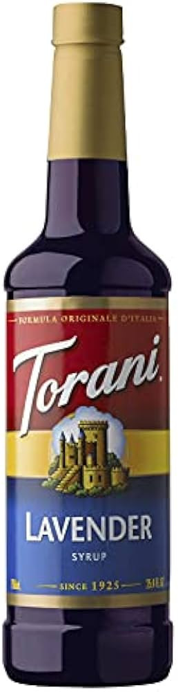 Torani Syrup, Lavender, 25.4 Ounces (Pack of 1) | Amazon (US)