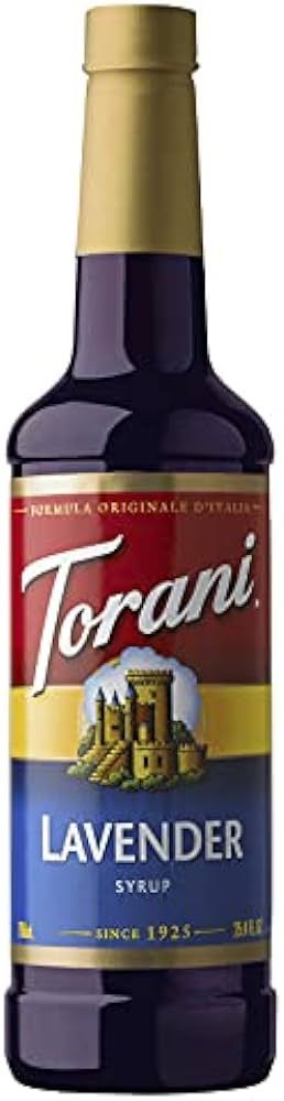 Torani Syrup, Lavender, 25.4 Ounces (Pack of 1) | Amazon (US)
