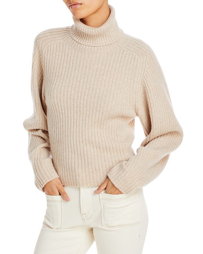 Open Back Cashmere Turtleneck Sweater | Bloomingdale's (US)