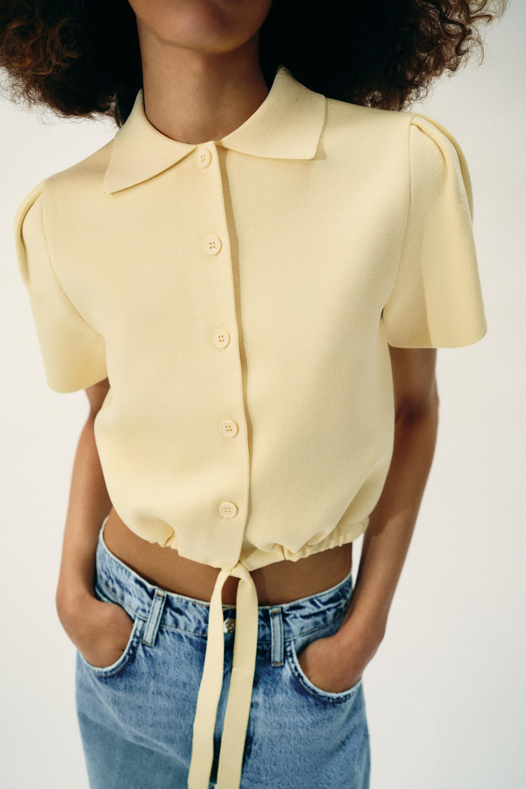 BOW KNIT JACKET | Zara US