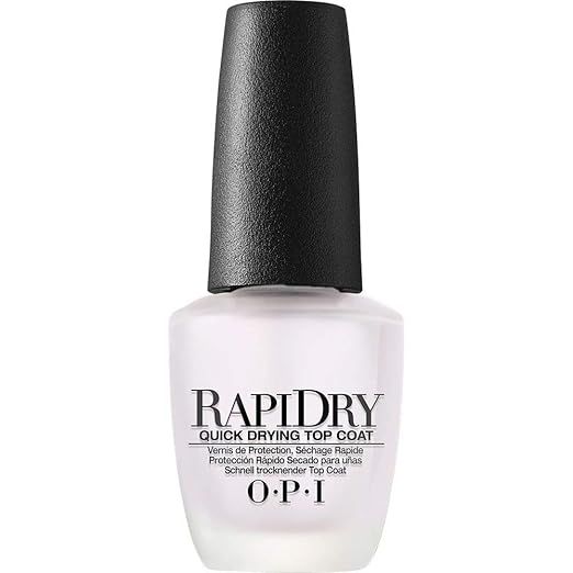 OPI RapiDry Nail Polish Drying Top Coat, High Shine & Glossy Finish, Quick Drying, Designed to Sh... | Amazon (US)