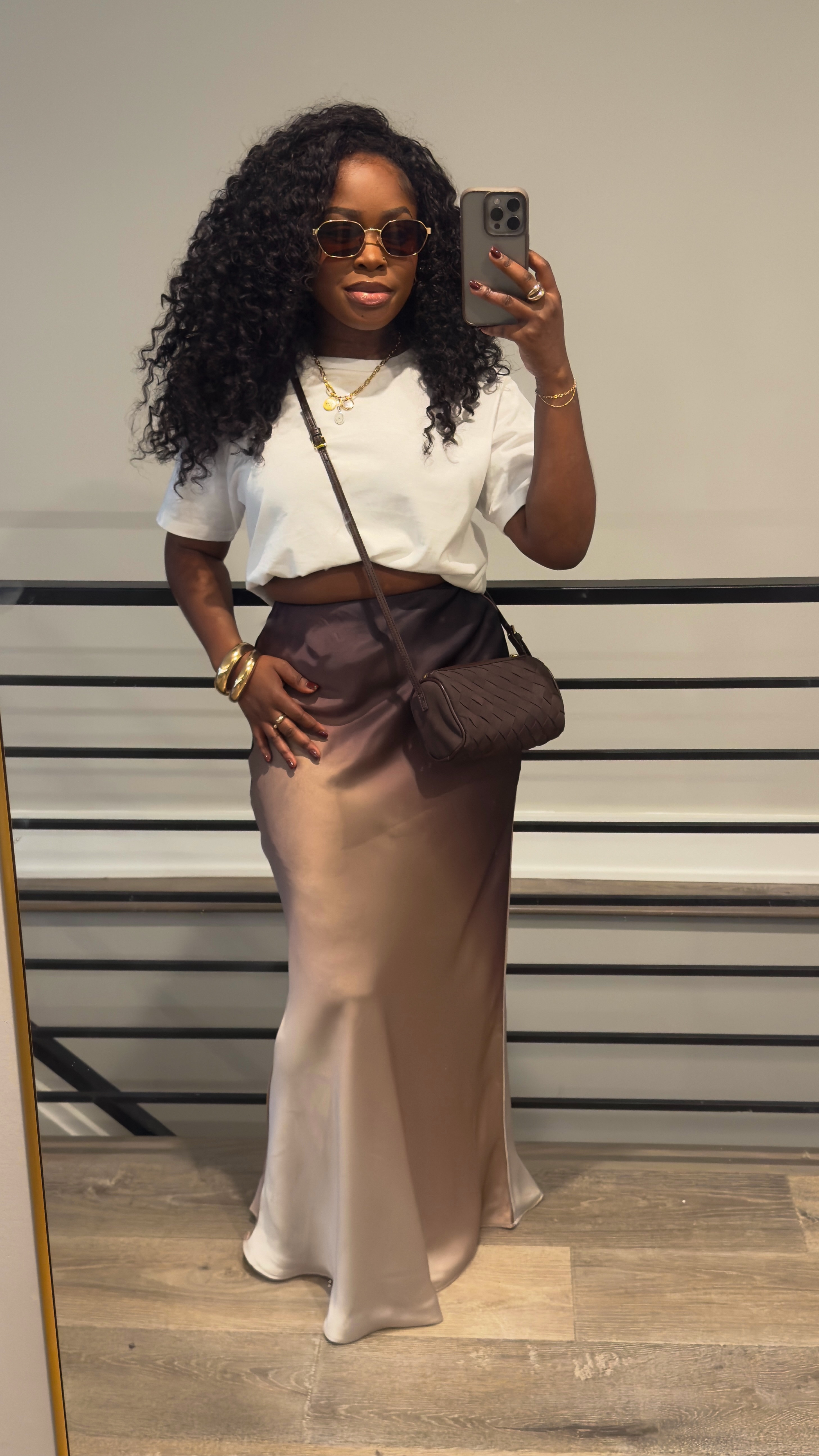 The skirt is the moment 🤎

#LTKPetite #LTKBeauty #LTKStyleTip