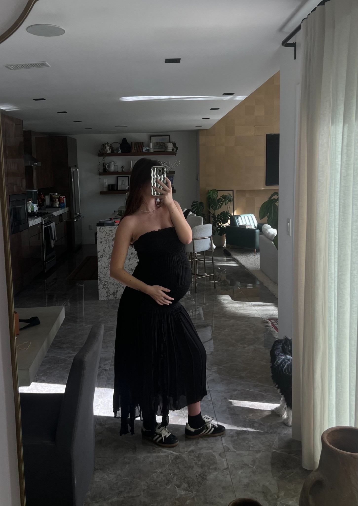 Can’t go wrong with an all black outfit. 🖤 My dress is from Zara but I linked a few similar options below. 

#LTKstyletip