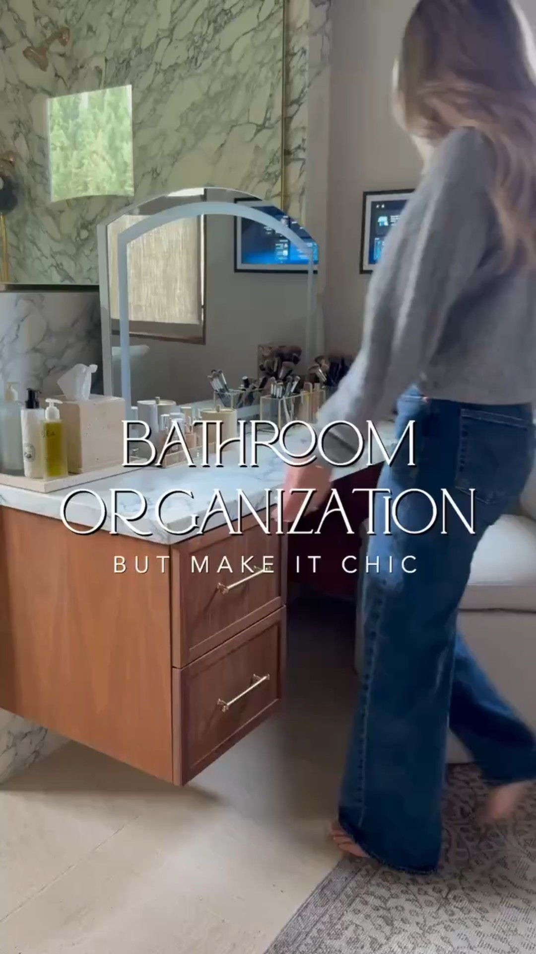 Bathroom makeup vanity organization and finds!

#LTKvlog #LTKHome #LTKSaleAlert