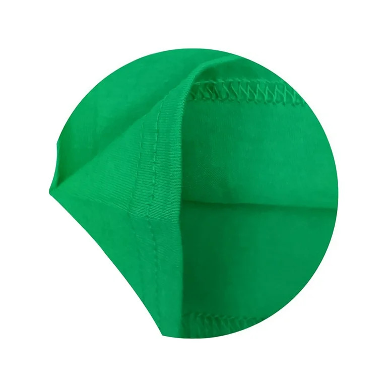 Ma&Baby Women St Patricks Day Shirt Round Neck Short Sleeve Clover Green T-Shirt Tops | Walmart (US)