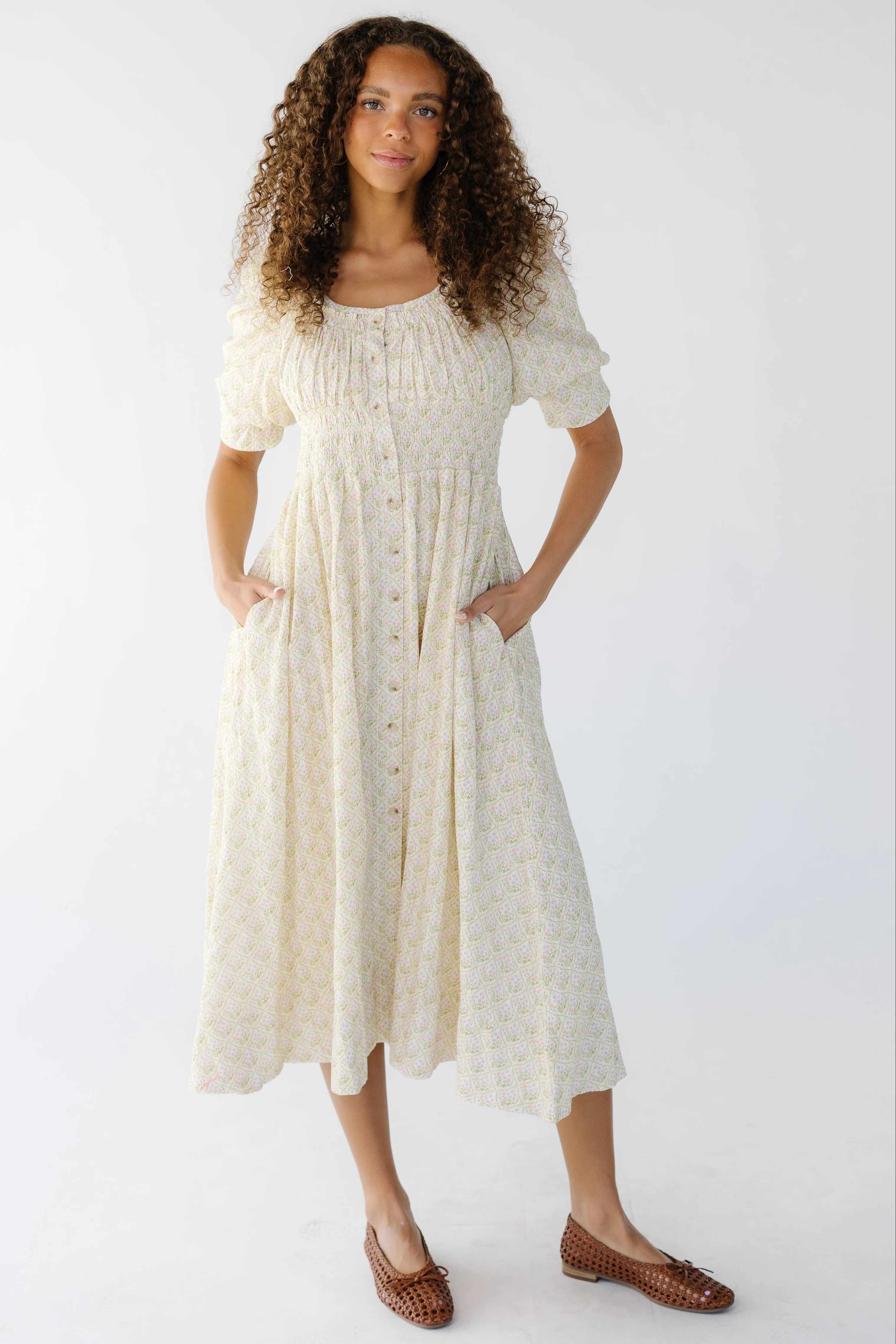 Brass & Roe Modest Nora Button Down Dress | Called To Surf