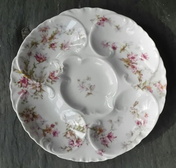 Haviland, Limoges, France, Floral Oyster Plate | Etsy (US)