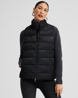 Jacquard Print Puffer Vest | Chico's