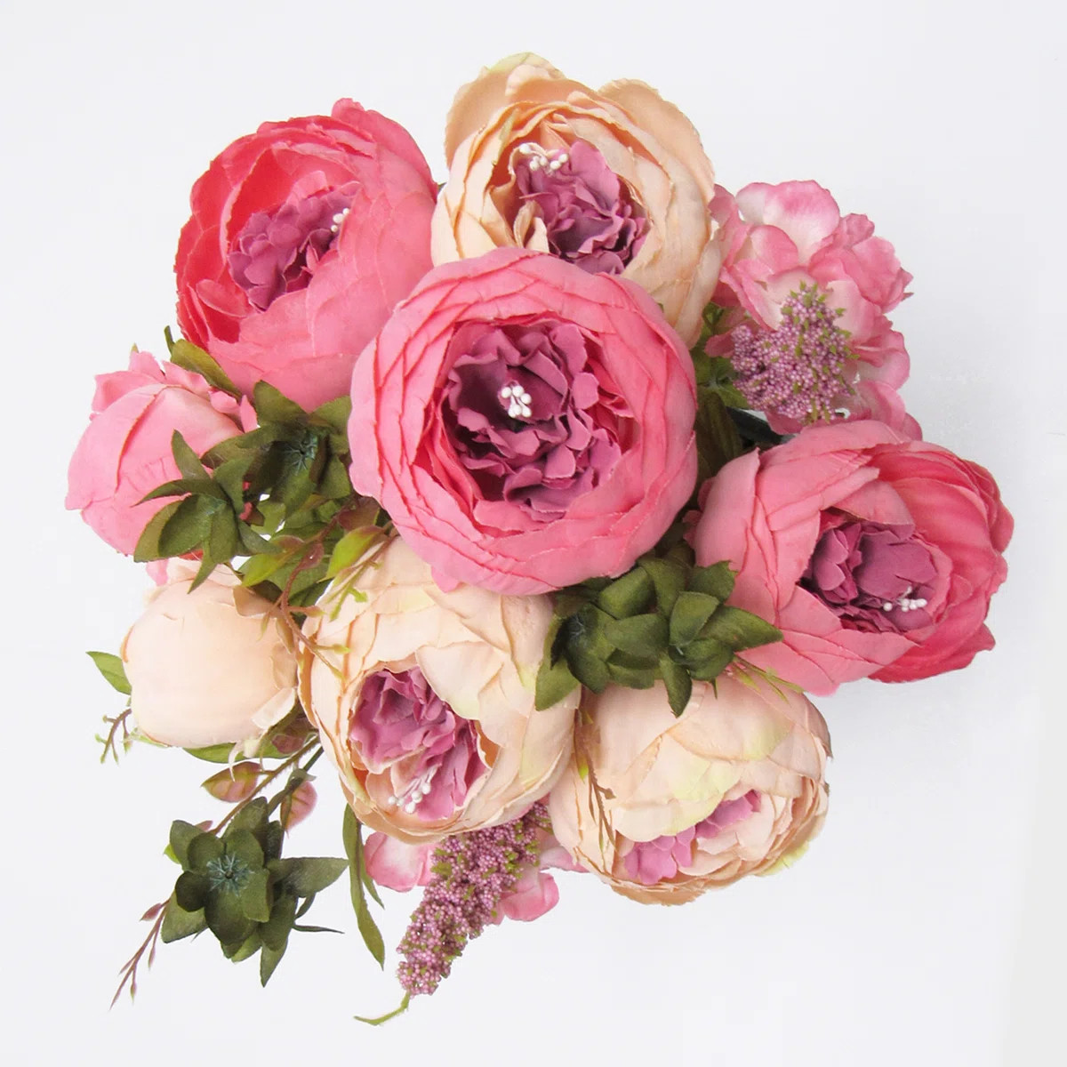 Fabric Peony Arrangement | Wayfair North America