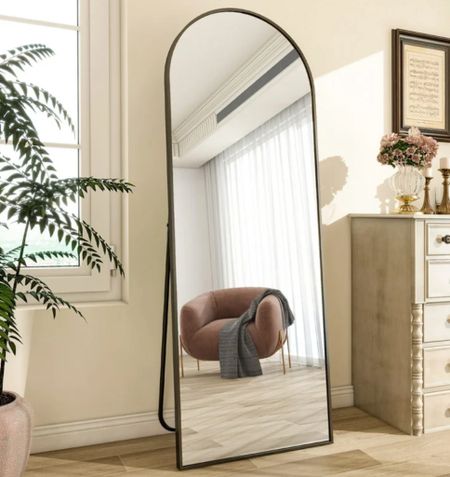 BEAUTYPEAK Arched Full Length Floor Mirror 64"x21.1" Full Body Standing Mirror,Black
Now $59.80
(You save $139.20)


#LTKsalealert #LTKhome #LTKfindsunder100