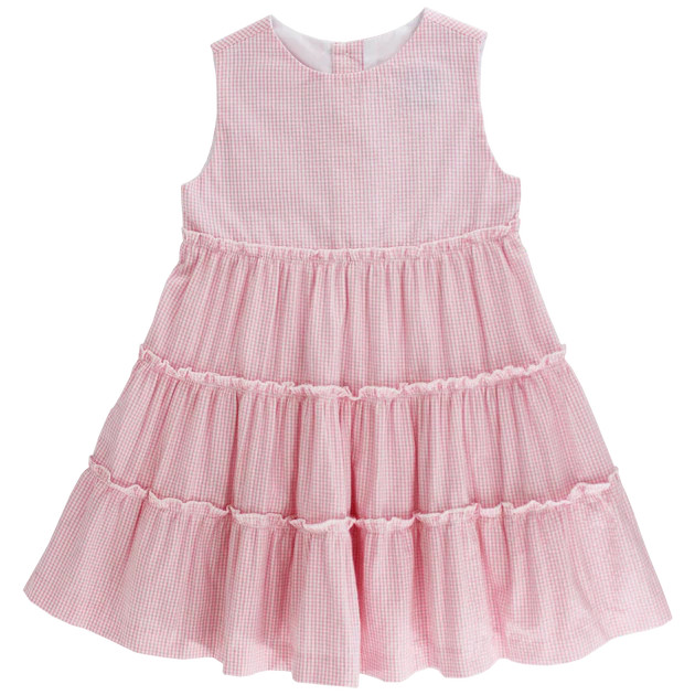 Pink Check Seersucker - Dress | The Bailey Boys, inc