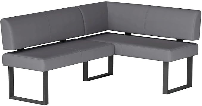 Gray Banquette Seating with L Shaped Design, Corner Bench for Dining Rooms and Breakfast Nooks wi... | Amazon (US)