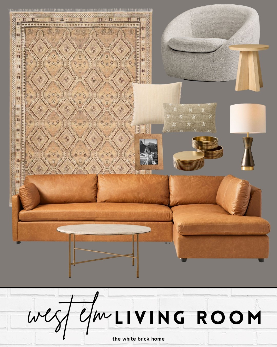 A beautiful living room design with a cozy color scheme! 

🖤🖤

Living room, living room decor, living room ideas, living room decor, living room rug, area rug, sectional, sofa, couch, table lamp, home finds, accent chair, accent table, side table, picture frame, west elm, west elm living room, living room furniture 

#LTKHome #LTKSaleAlert #LTKStyleTip