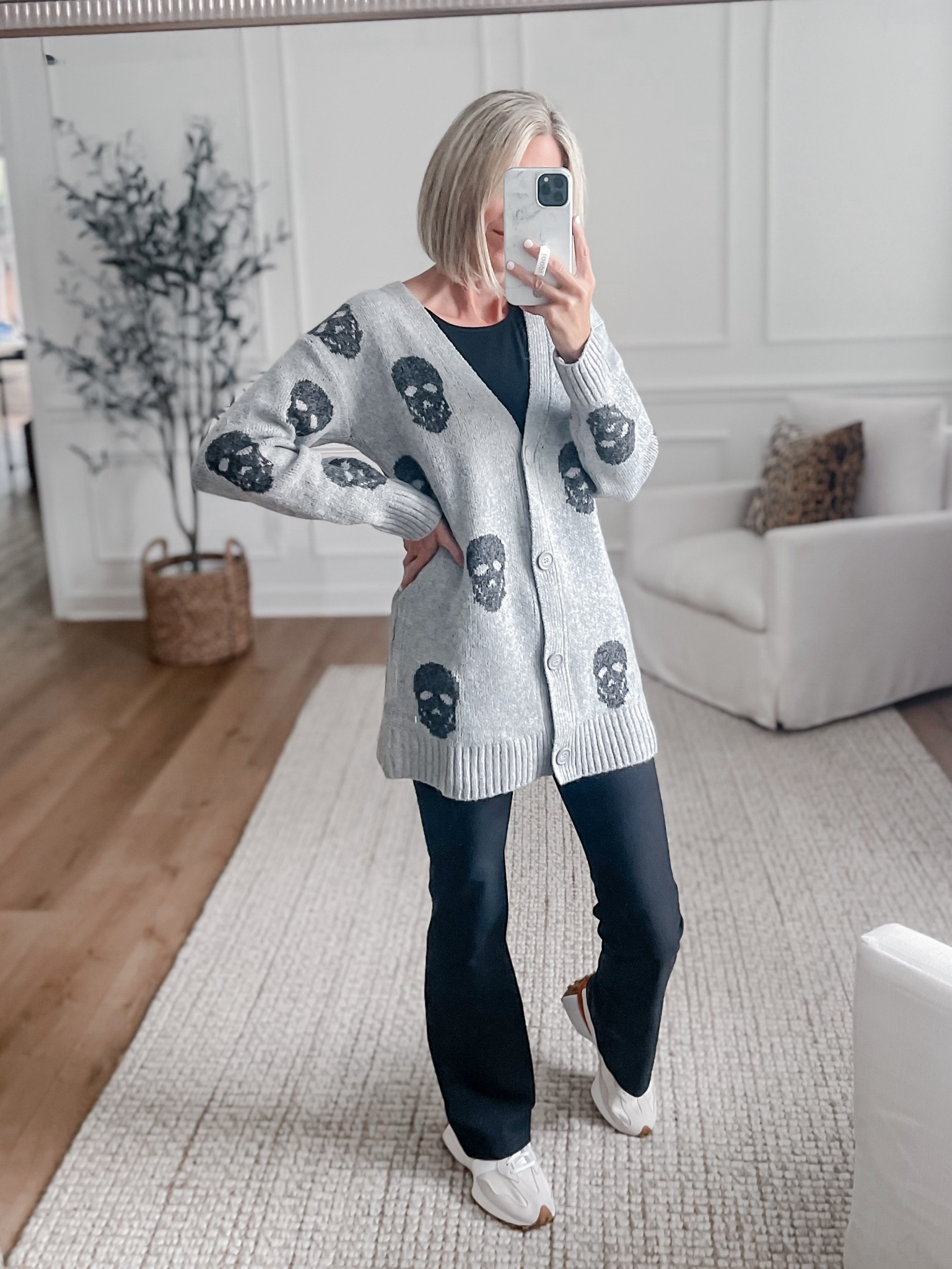 This cardigan is so fun for Halloween! Wearing a medium. My favorite flare leggings in a small 

Halloween outfit idea 


#LTKSeasonal #LTKFindsUnder50 #LTKStyleTip