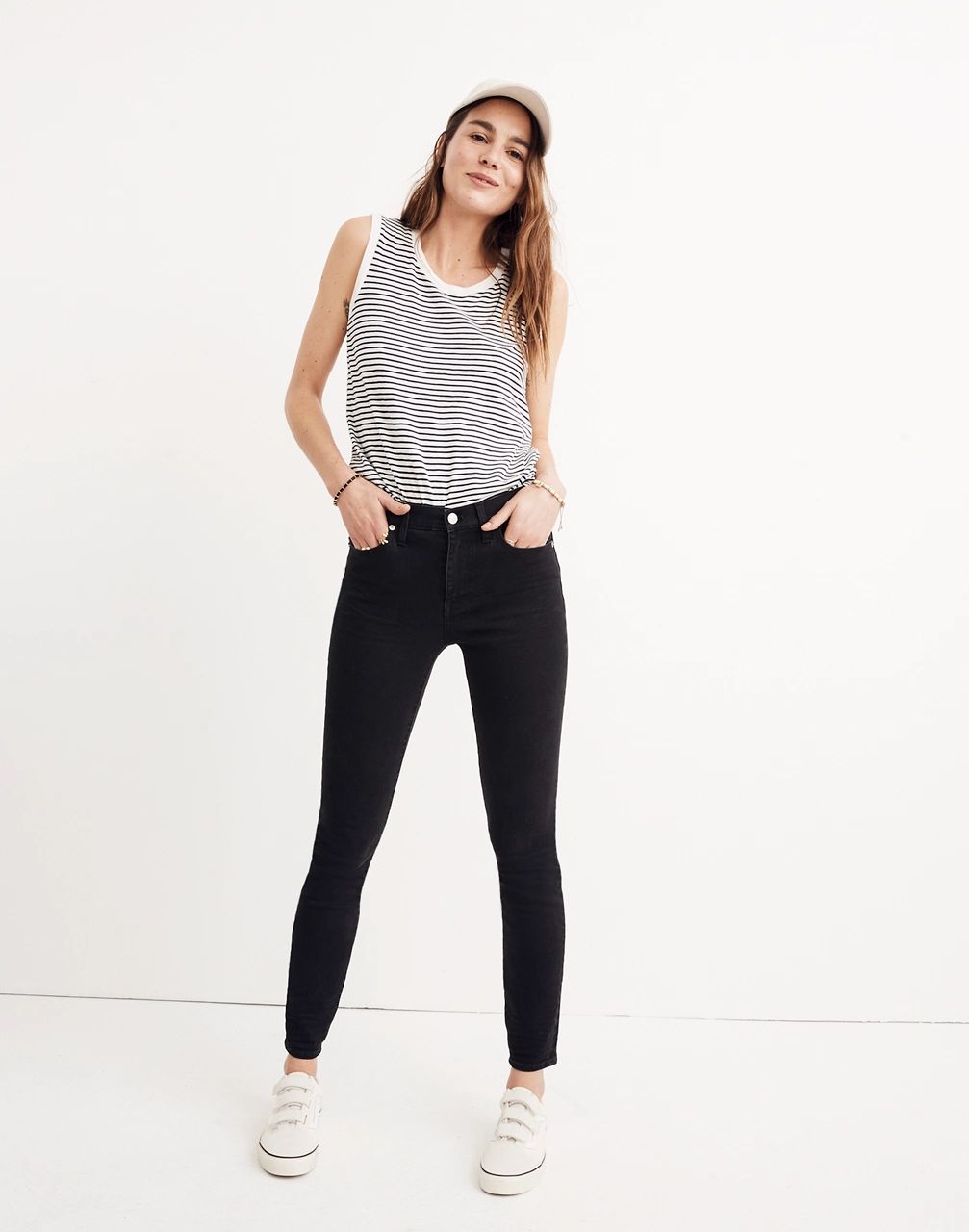 Taller 9" High-Rise Skinny Jeans in Lunar | Madewell