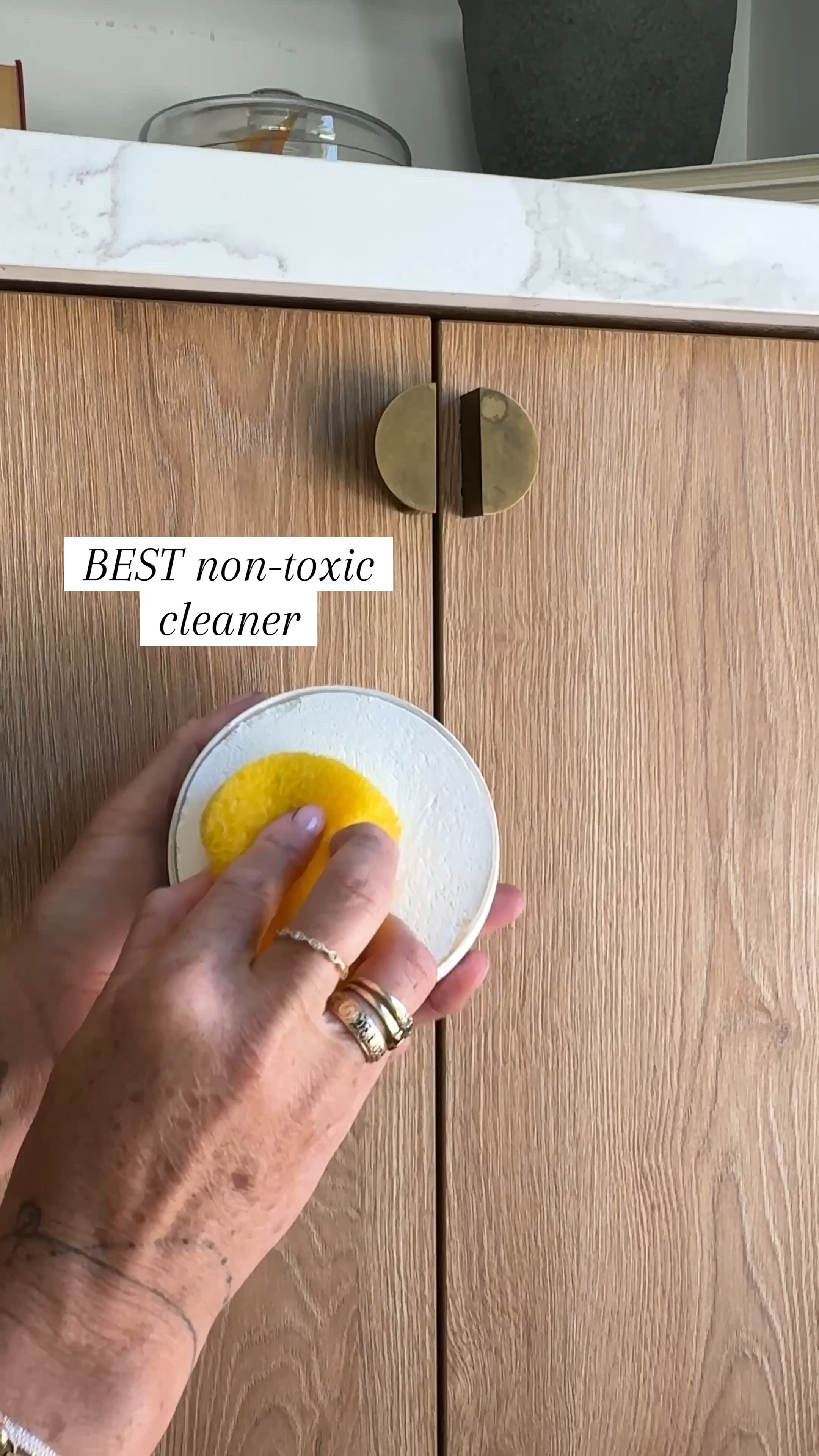 My favorite non toxic cleaner! These pulls were looking tarnished and they made them like new! All purpose cleaner works on any washable surface also linked pulls

Cleaning hack Amazon brass hardware half moon pulls 

#LTKFindsUnder100 #LTKHome #LTKSaleAlert