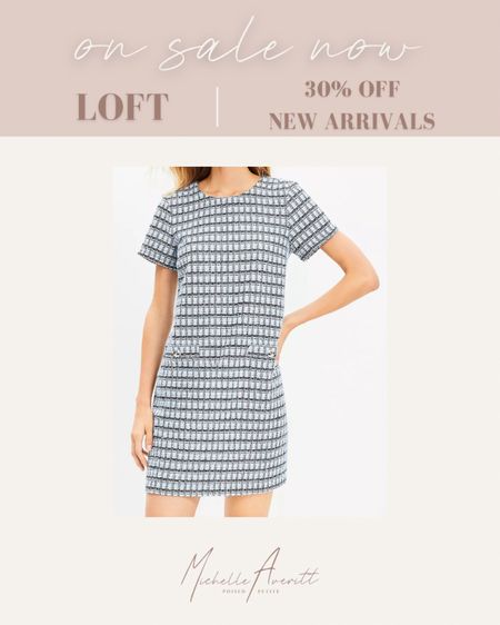 New tweed dress at LOFT. On sale today for 30% off! 

#LTKMostLoved #LTKworkwear #LTKstyletip