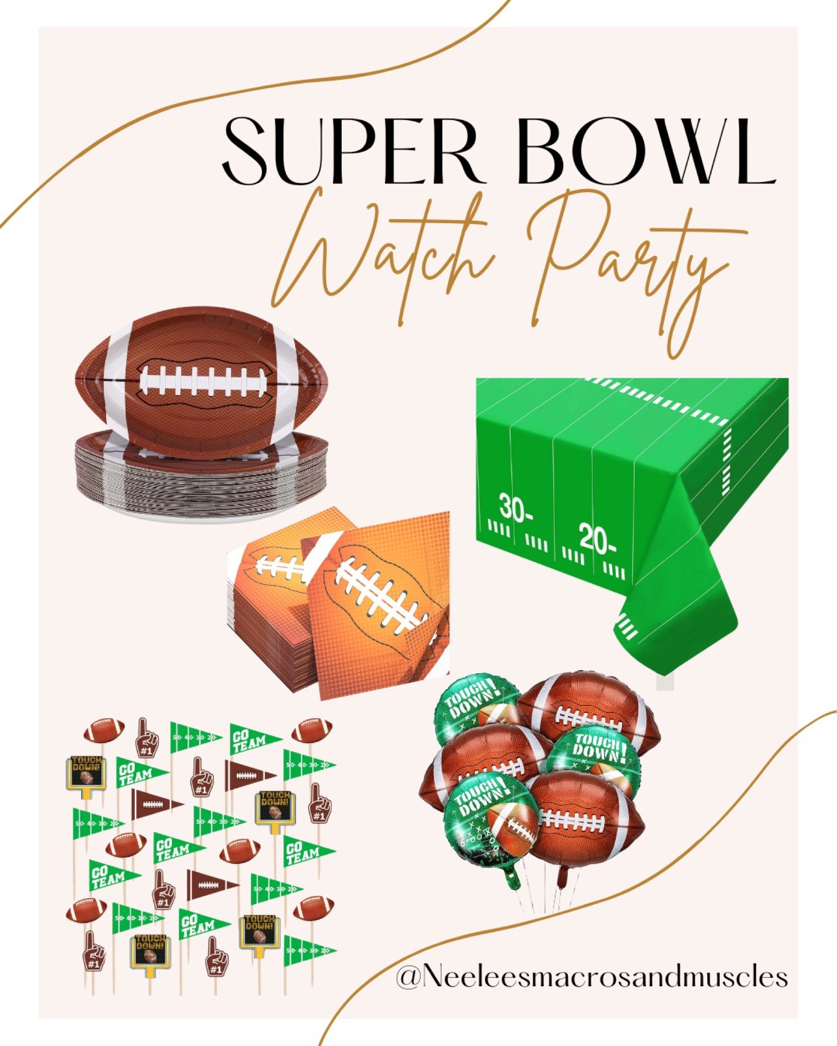🏈SUPER BOWL SUNDAY IS THIS SUNDAY🏈

Who is ready??? I know I am! Check out these super cute super bowl party decorations!! 🎉🎉

#LTKSeasonal #LTKGiftGuide #LTKhome