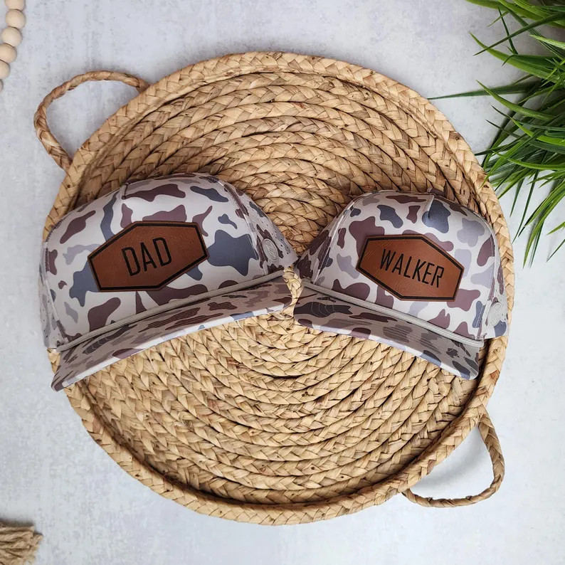 GOKO Venture Hat | Deer Camo | Hexagon | Dad and Son Hat | Dad Gift | Baby Toddler Youth Adult Ca... | Etsy (US)