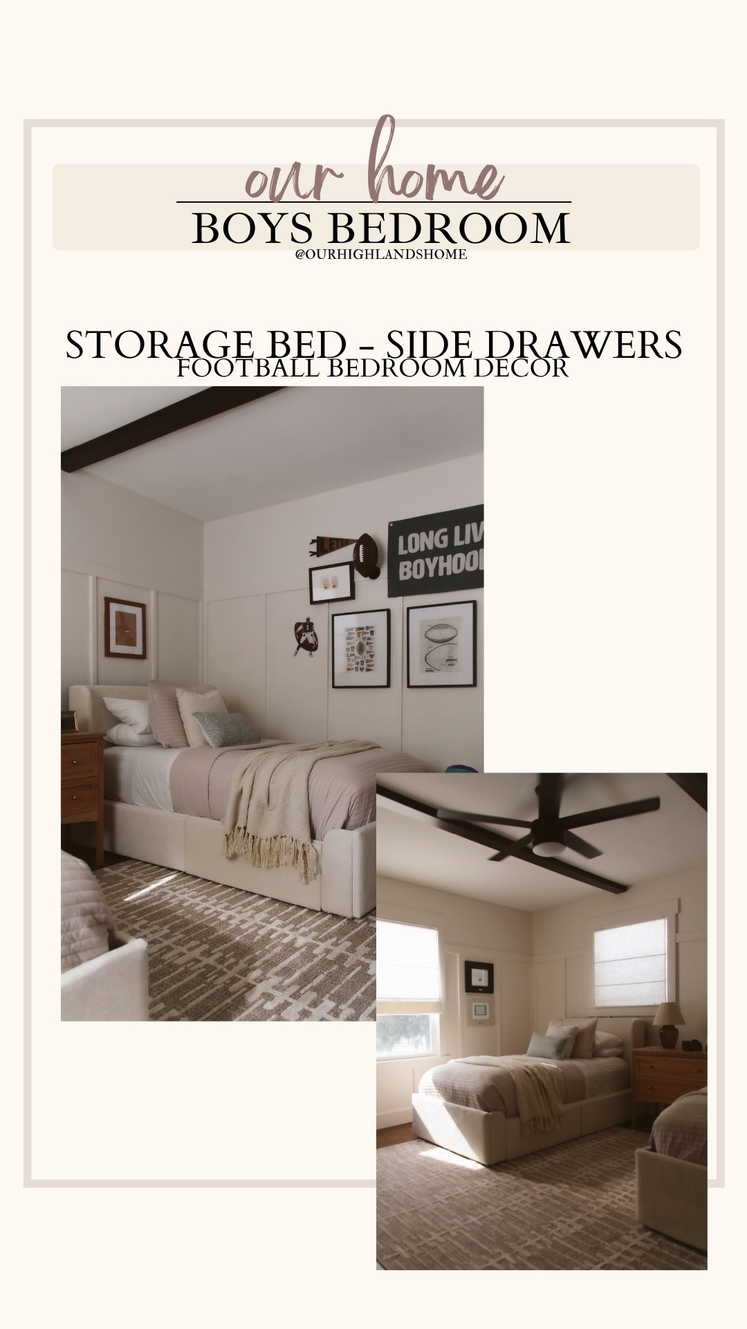 our boys bed has two drawers on the side that you can install on either side

#LTKHome #LTKSaleAlert #LTKKids
