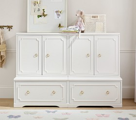 Ava Regency 2 x 2 Cabinet &amp; Drawer Base Wall Storage System | Pottery Barn Kids