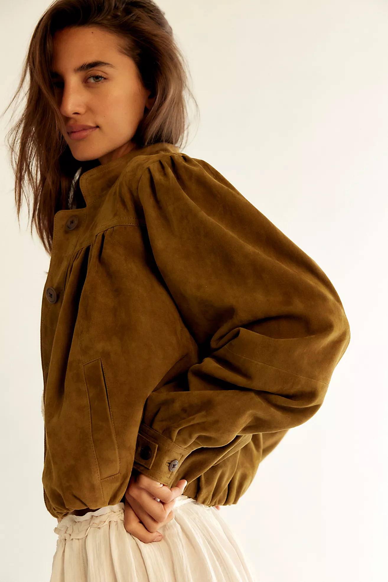Nimbus Suede Jacket | Free People (UK)