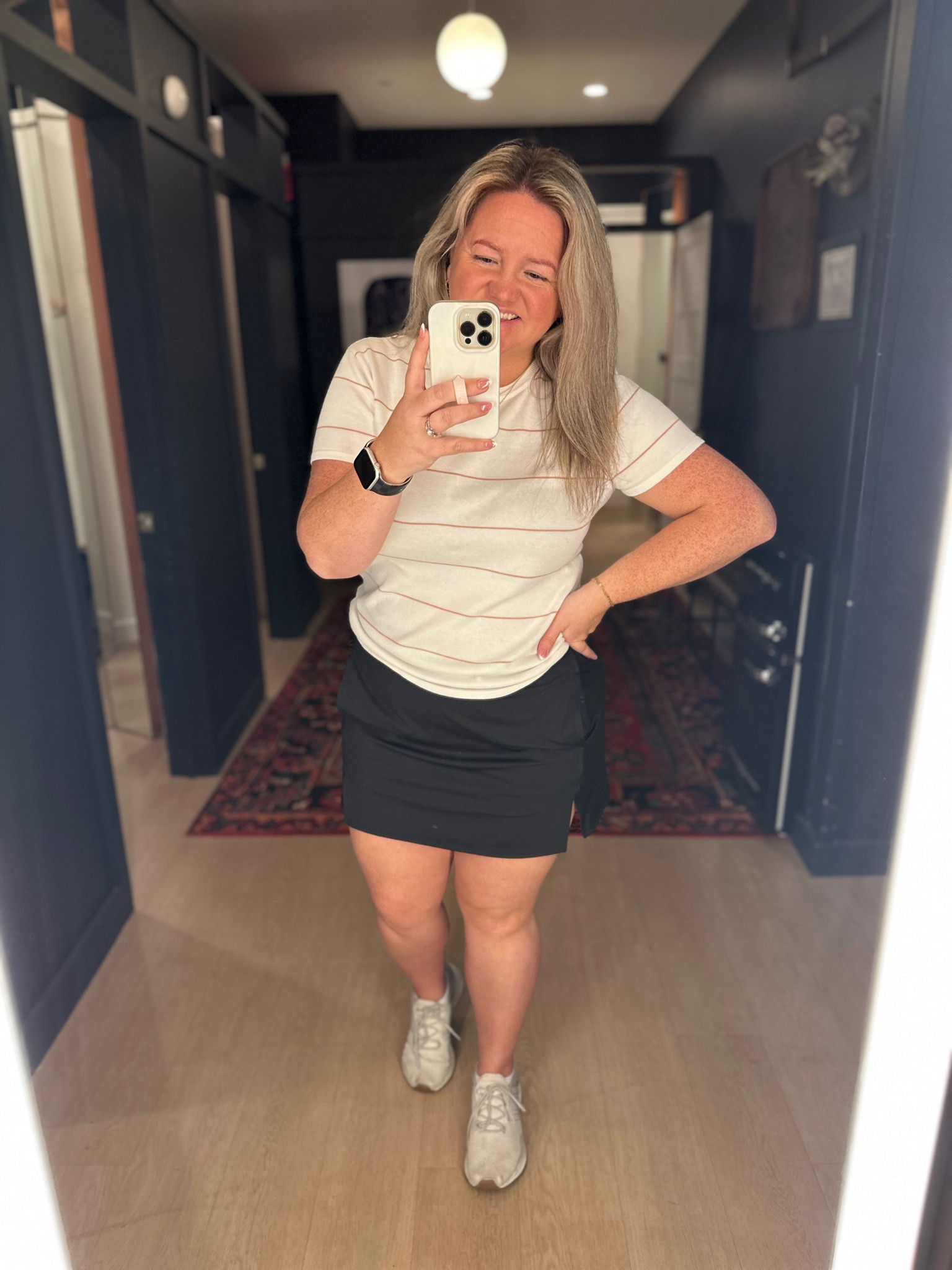 The normal brand target style look skort pickle ball tennis skirt shorts new balance sneakers shoes mom look for less midsize #ltkmoms

#LTKActive #LTKMidsize #LTKFamily