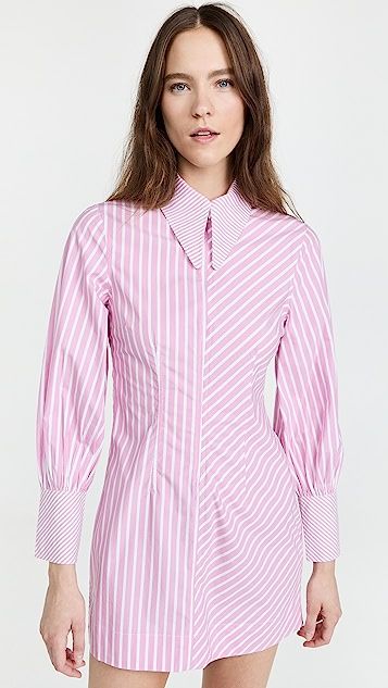 Stripe Cotton Mini Dress | Shopbop