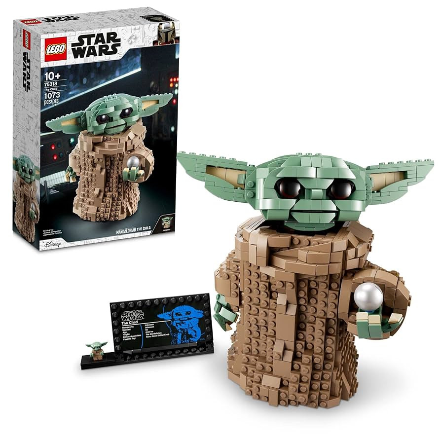 LEGO Star Wars: The Mandalorian Series The Child 75318 - Baby Yoda Grogu Figure, Building Toy, Co... | Amazon (US)