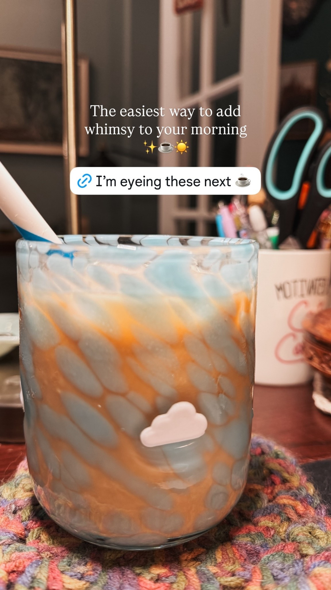 The easiest way to add whimsy to your morning
✨☕️☀️

#LTKmorningroutine #LTKdayinmylife #LTKgrwm