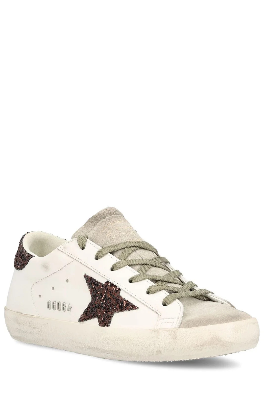 Golden Goose Deluxe Brand Super Star Lace-Up Sneakers | Cettire Global
