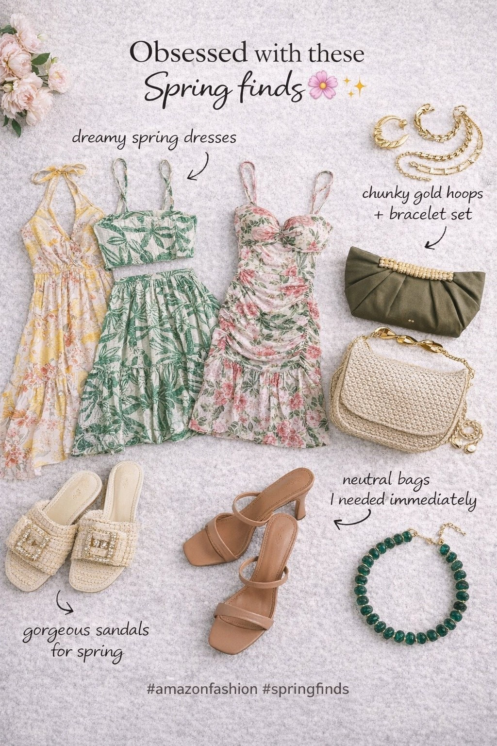 Okay… I might have a slight obsession with spring finds right now 😍🌸

Flowy dresses, neutral heels, gold jewelry… it’s giving effortless, put-together energy ✨

Everything is SO good and under $60 👀

Linked in my LTK 🛒

@amazonfindsandfashion 

#amazonfinds #springstyle #ltkstyle #amazonfashion #springoutfits

#LTKMidsize #LTKPetite #LTKootd