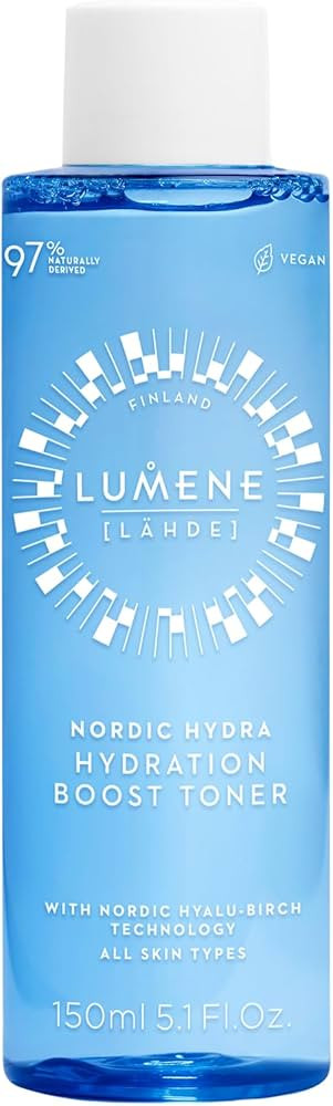 Lumene Nordic Hydra [LÄHDE] Hydration Boost Toner | Lightweight, Moisturizing Liquid Toner | Lon... | Amazon (US)