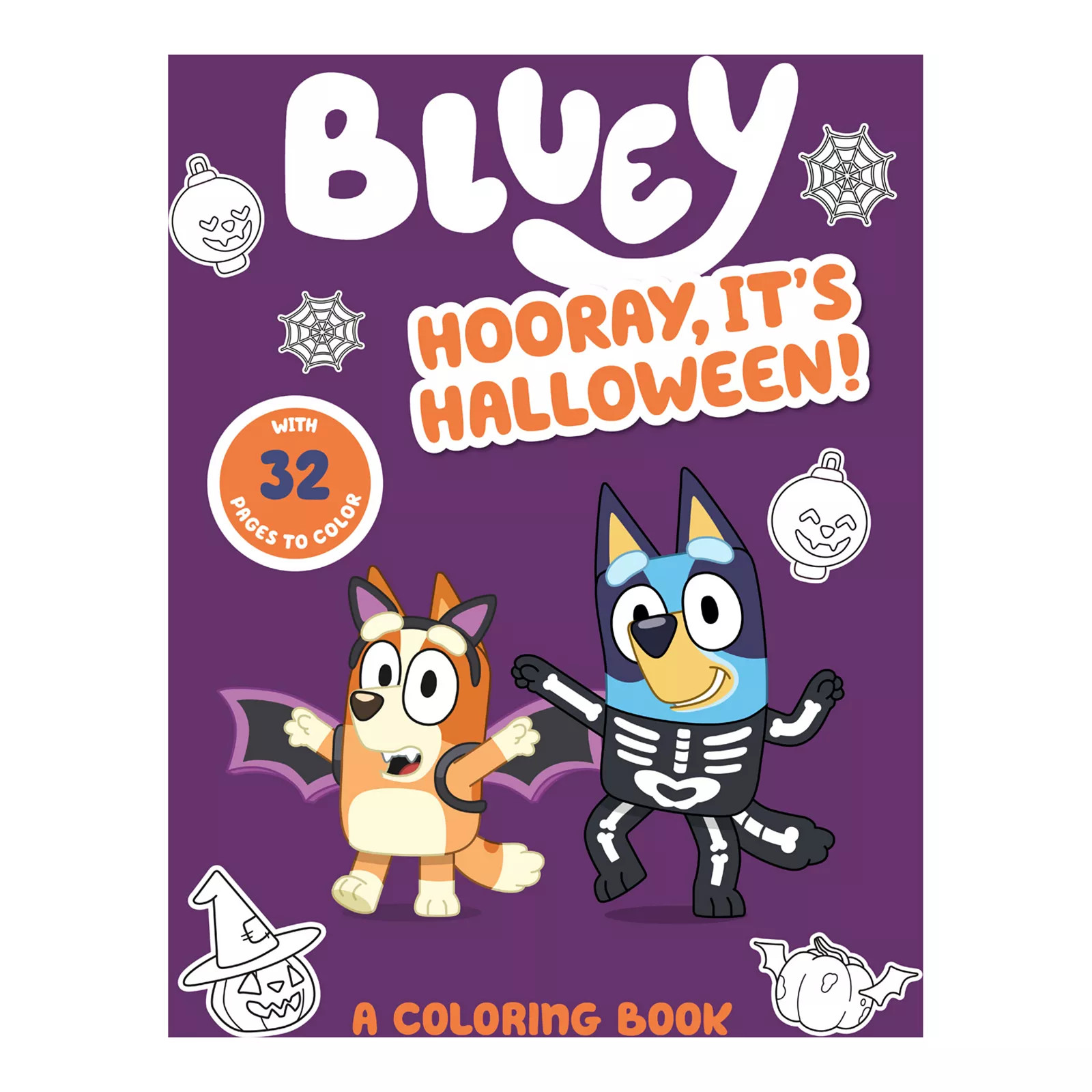 Bluey: Hooray, It's Halloween! Children's Paperback Coloring Book, Multi | Kohl's
