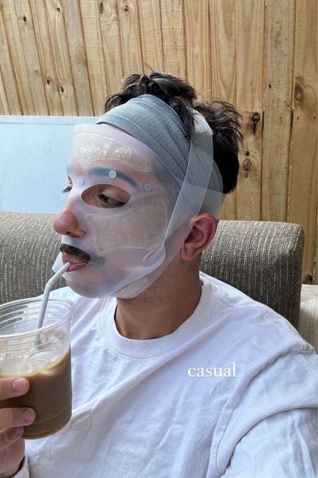 ice mask recovery + coffee 