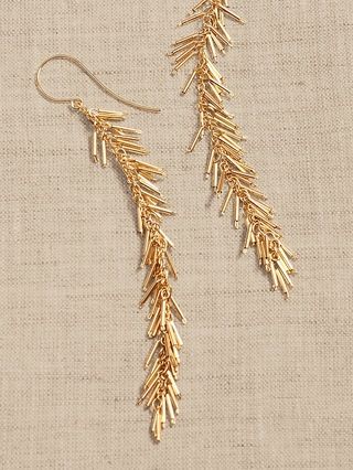 Liquid Gold Fringe Earrings | Aureus + Argent | Banana Republic (US)