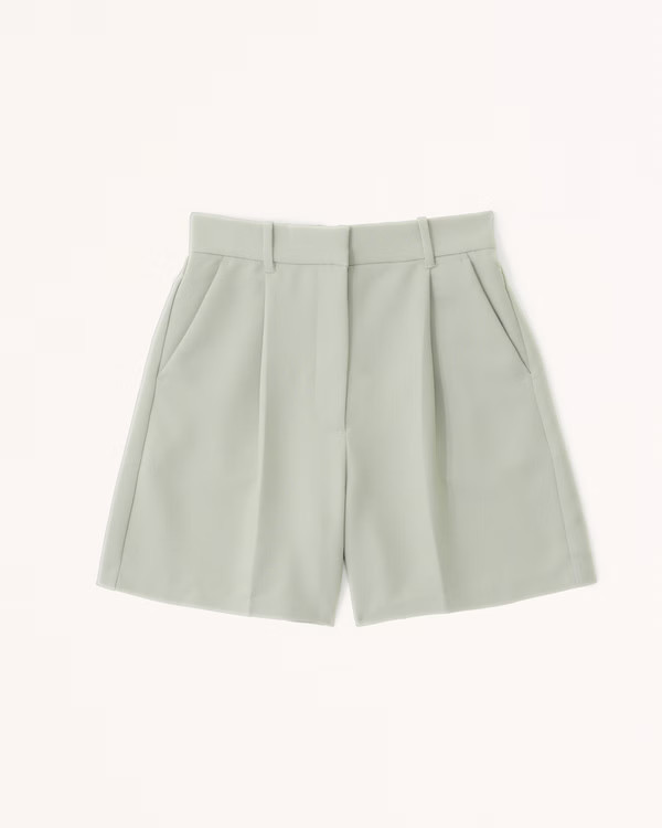 Women's Ultra High Rise Tailored Short | Women's Bottoms | Abercrombie.com | Abercrombie & Fitch (US)