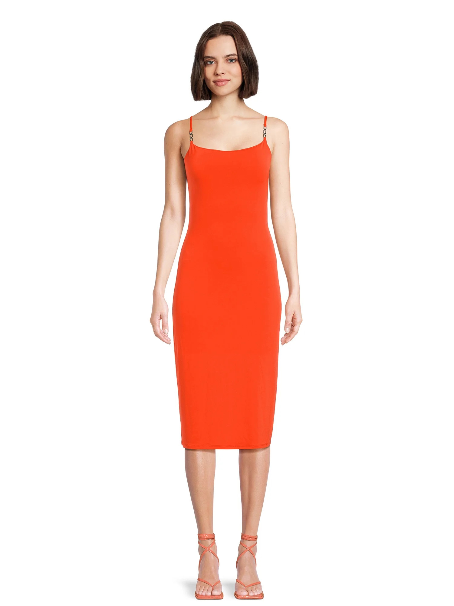 Planet Gold Juniors Double Layer Hardware Dress, Sizes XS-3XL | Walmart (US)