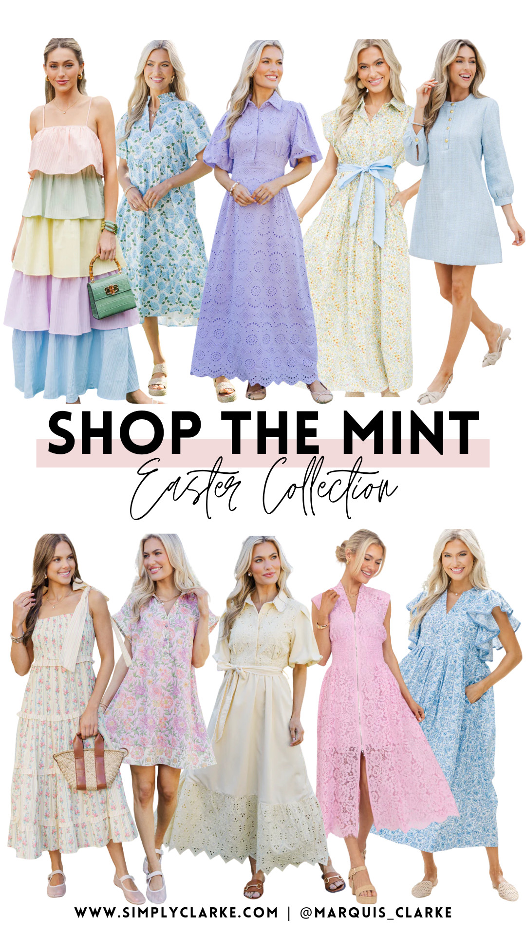Easter outfit inspo! Loving the new pieces from the Shop the Mint Easter collection—so many cute dresses and spring styles perfect for Easter Sunday, brunch, and all the spring events!  

 #LTKSpringSale #LTKootd #LTKSeasonal
