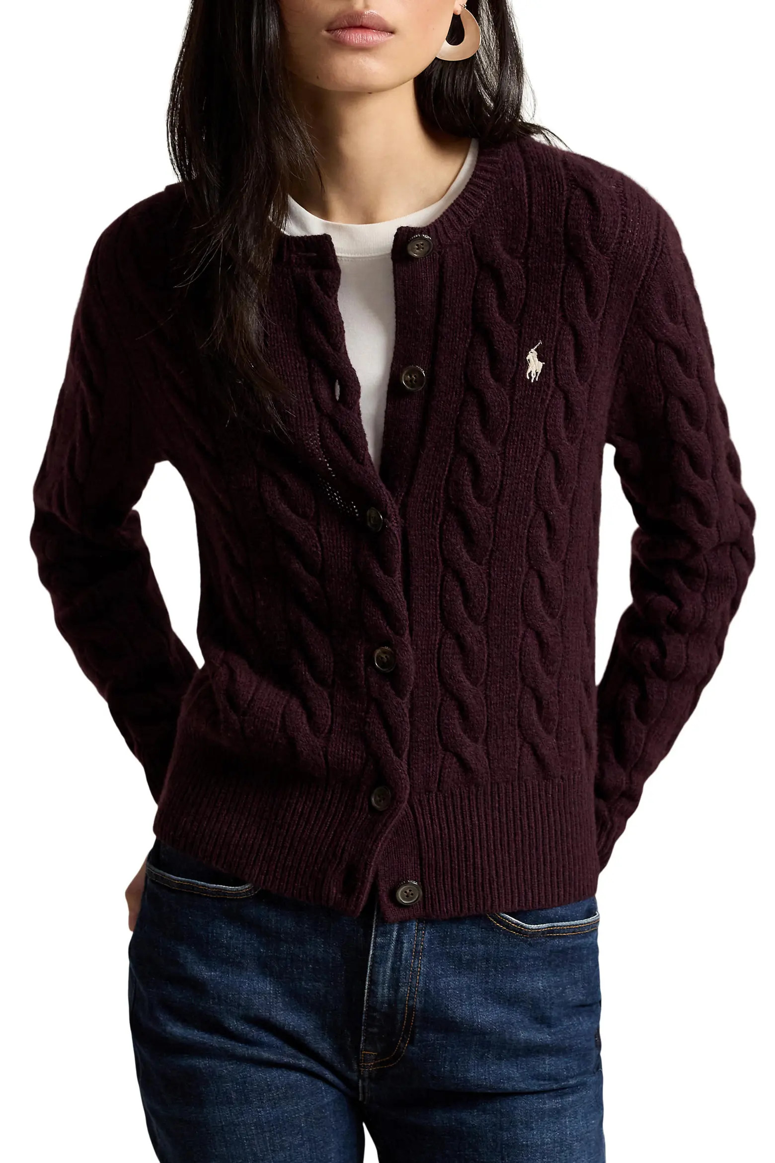 Polo Ralph Lauren Wool & Cashmere Cardigan (Women) | Nordstrom | Nordstrom
