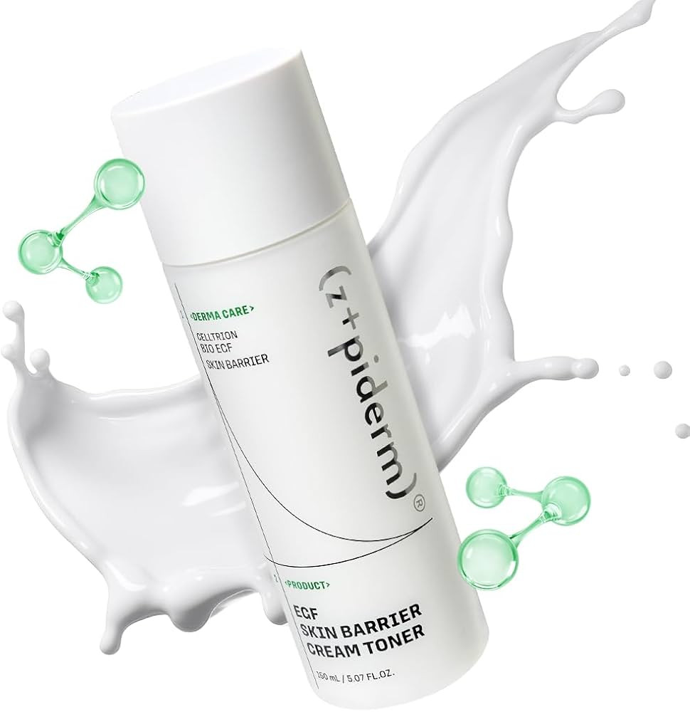 Zipiderm EGF Skin Barrier Cream Toner \u2013 Korean Milky Hydrating Toner for Dry, Sensitive & Ac... | Amazon (US)