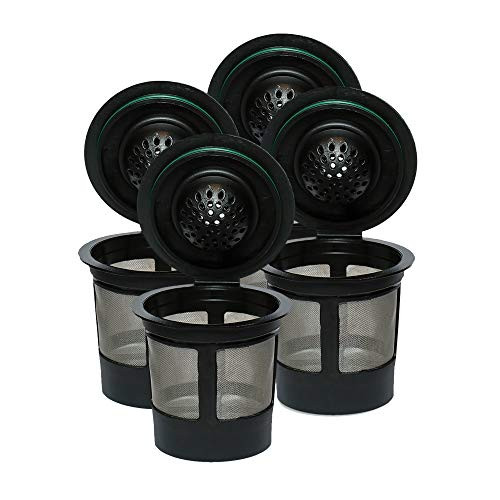 Reusable Cups Compatible with K Cups Keurig 2.0 & 1.0 Brewers Easy To Use Refillable Single Cup Coff | Amazon (US)