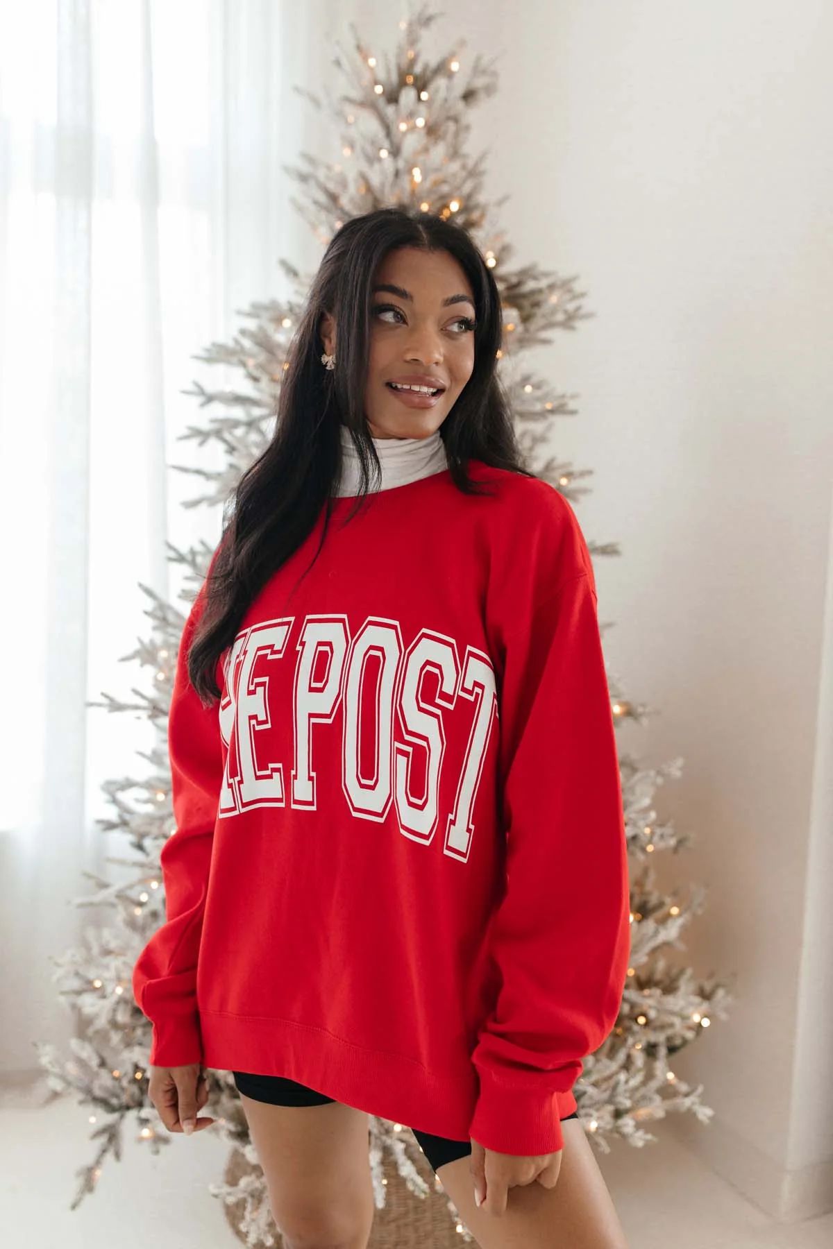 Postie Red Collegiate Sweatshirt | The Post