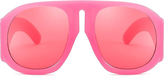 FEISEDY Oversized Fashion Sunglasses Women Men Retro Trendy 70s Avaitor Sunglasses Vintage Round ... | Amazon (US)