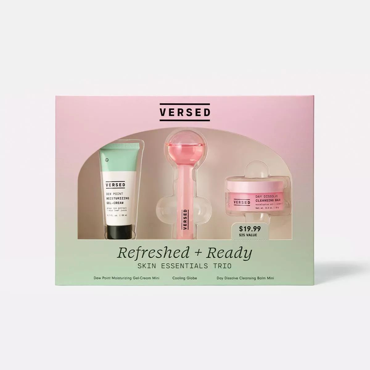 Versed Refreshed and Ready Skin Essentials Trio Gift Set - 1.3oz/3pc | Target