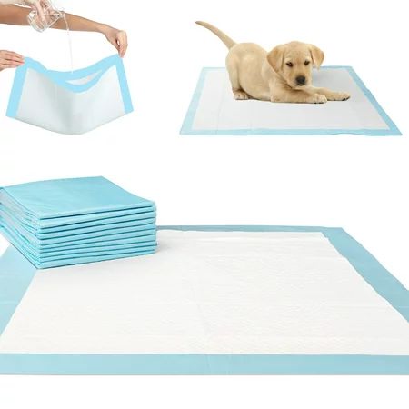4 Pet Puppy Training Pee Pad Dog Cat Disposable Absorbent Odor Reducing Mats Set | Walmart (US)